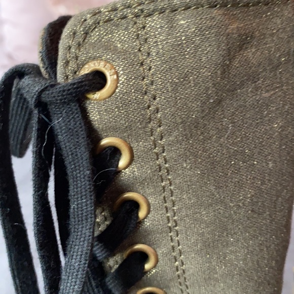 Converse Rare metallic to the knee lace up /zipper.  No longer knew with tags. - Picture 5 of 7